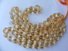 Citrine Concave Cut Nuggets